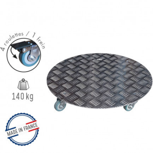 Roule Plante Rond en Aluminium