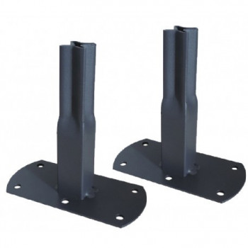 Fixation pour arche premium - Pack 2 pieds à visser - Anthracite